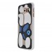Samsung Galaxy S6 - Jordon Shoes Rubber Matte Hard Protective Phone Cover Case - White Blue